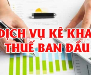 Dịch vụ kê khai thuế sau khi thành lập doanh nghiệp